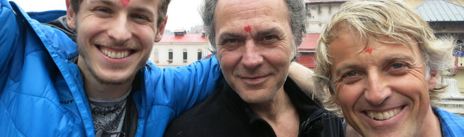 Jesús Calleja, José Coronado y su hijo en 'Planeta Calleja'