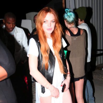 Lindsay Lohan en el Festival de Música Coachella 2014