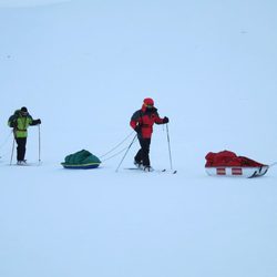 José Mota con esquís de travesía en 'Planeta Calleja'