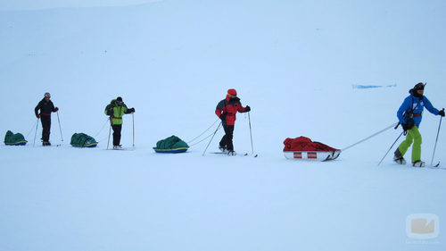 José Mota con esquís de travesía en 'Planeta Calleja'