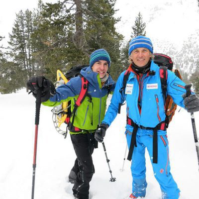 Jesús Calleja y Marc Márquez en la nieve en 'Planeta Calleja'
