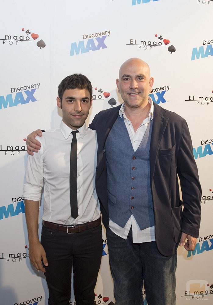 Antonio Díaz y Fernando Jerez en la presentación de 'El Mago Pop'