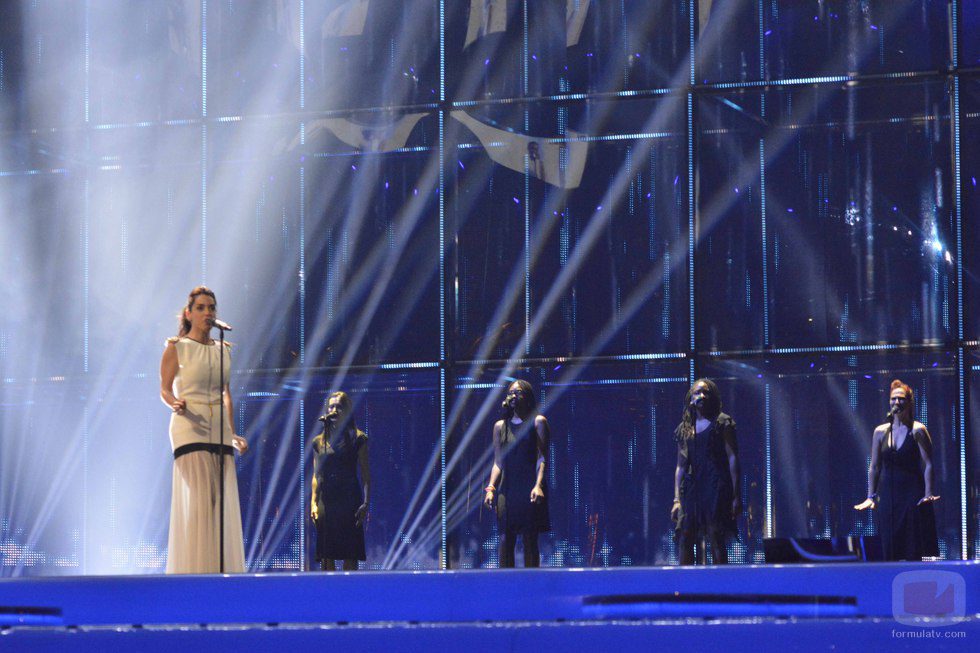 Ruth Lorenzo durante el primer ensayo en Copenhague