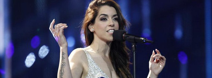 Ruth Lorenzo luce el vestido que llevará en la final de Eurovisión