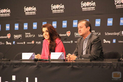 Ruth Lorenzo en la segunda rueda de prensa de Eurovision 2014