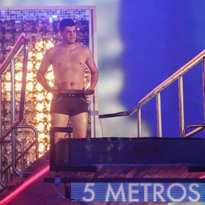 Sergi Capdevilla preparándose para saltar en 'Mira quién salta'