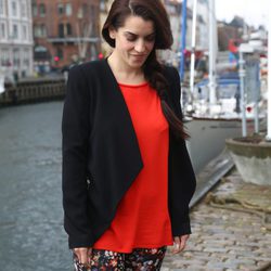 Ruth Lorenzo paseando por el Nyhavn de Copenhague