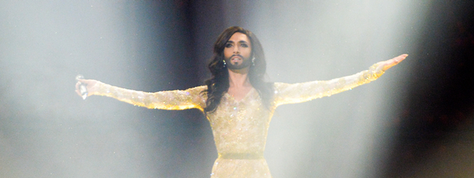 Conchita Wurst en la Semifinal de Eurovisión 2014