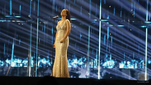 Ruth Lorenzo, con nuevo vestido en Eurovisión 2014