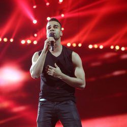 Kállay Saunders en los ensayos de la Final de Eurovisión 2014