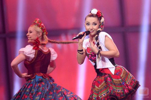 "Las Polacas" durante la Final de Eurovisión 2014