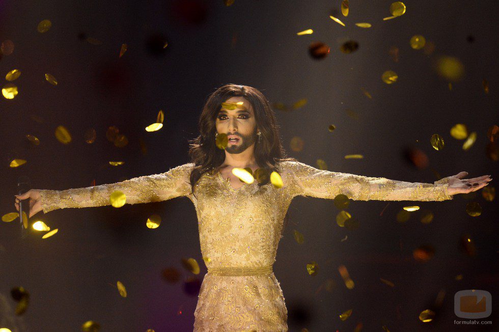 Conchita Wurst, sorprendida tras ganar Eurovisión 2014