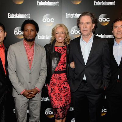 Timothy Hutton, Felicity Huffman y el resto del reparto de 'American Crime' en los Upfronts 2014 de ABC