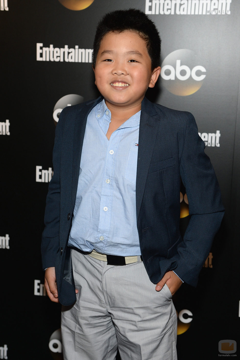 Hudson Yang en los Upfronts 2014 de ABC