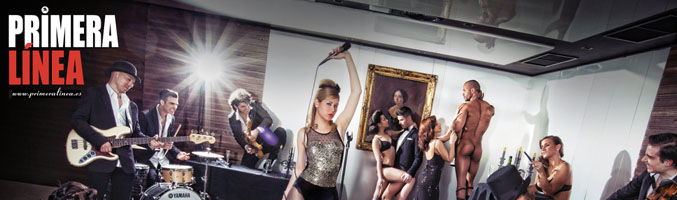 Tamara, rodeada de cuerpos desnudos en Primera Línea