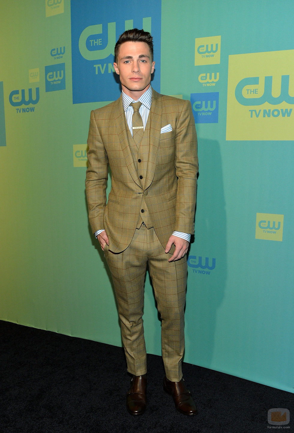 Colton Haynes ('Arrow') en los Upfronts 2014 de The CW