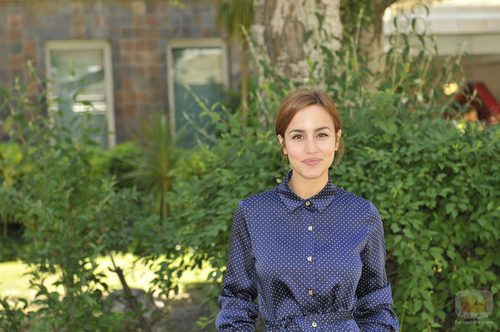 Megan Montaner en la rueda de prensa de 'Sin identidad'