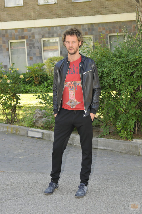 Eloy Azorín en la rueda de prensa de 'Sin identidad'