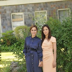 Megan Montaner y Verónica Sánchez en la rueda de prensa de 'Sin identidad'