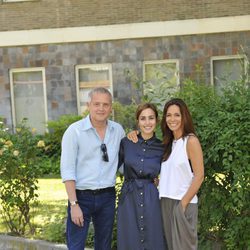 Jordi Rebellón, Megan Montaner y Lydia Bosch en la rueda de prensa de 'Sin identidad'