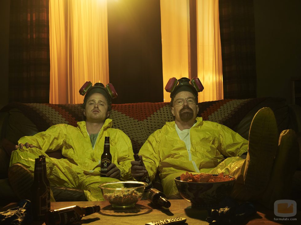 Aaron Paul y Bryan Cranston en 'Breaking Bad'