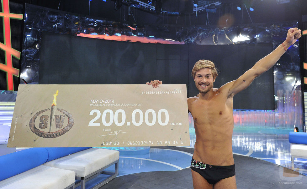 Abraham García, ganador de 'Supervivientes 2014'
