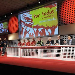 Altos cargos de Mediaset España presentaron la cobertura del Mundial de Brasil