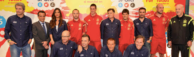 Equipo de periodistas encargado de la cobertura del Mundial de Brasil
