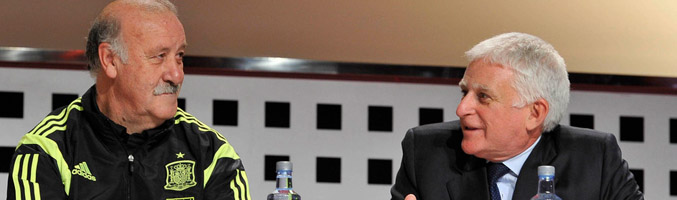 Paolo Vasile charla junto a Vicente del Bosque