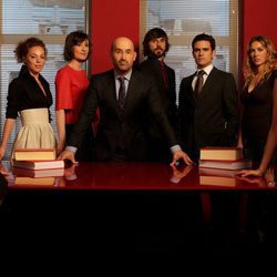 Javier Cámara y el resto del equipo de 'Lex'