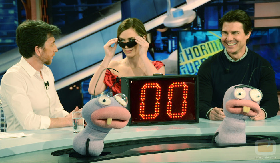 Tom Cruise, Emily Blunt y Pablo Motos