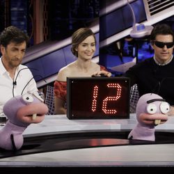 Tom Cruise y Emily Blunt junto a Pablo Motos