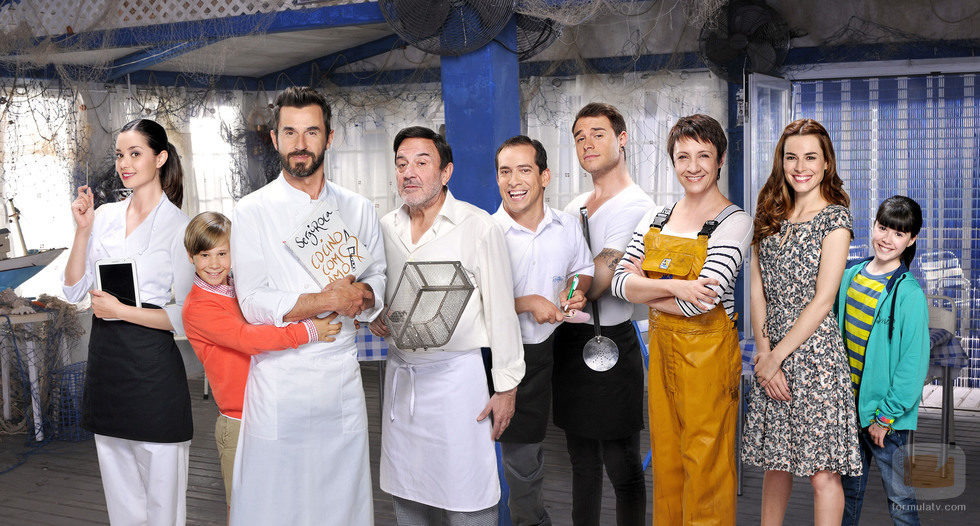 El reparto de 'Chiringuito de Pepe'