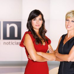 Esther Vaquero y Maria José Sáez, presentadoras de 'Las noticias de la mañana' en Antena 3
