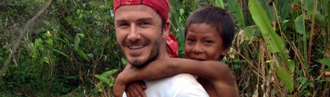 El exfutbolista David Beckham