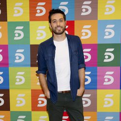 Dani Martínez posando en el final de 'Aida'