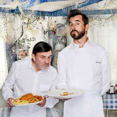 Jesús Bonilla y Santi Millán en 'Chiringuito de Pepe'