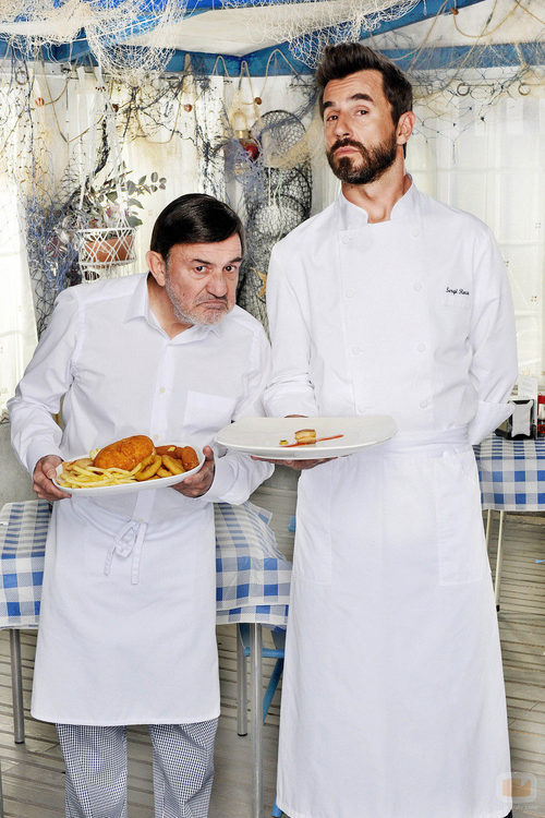 Jesús Bonilla y Santi Millán en 'Chiringuito de Pepe'