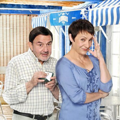 Jesús Bonilla y Blanca Portillo en 'Chiringuito de Pepe'