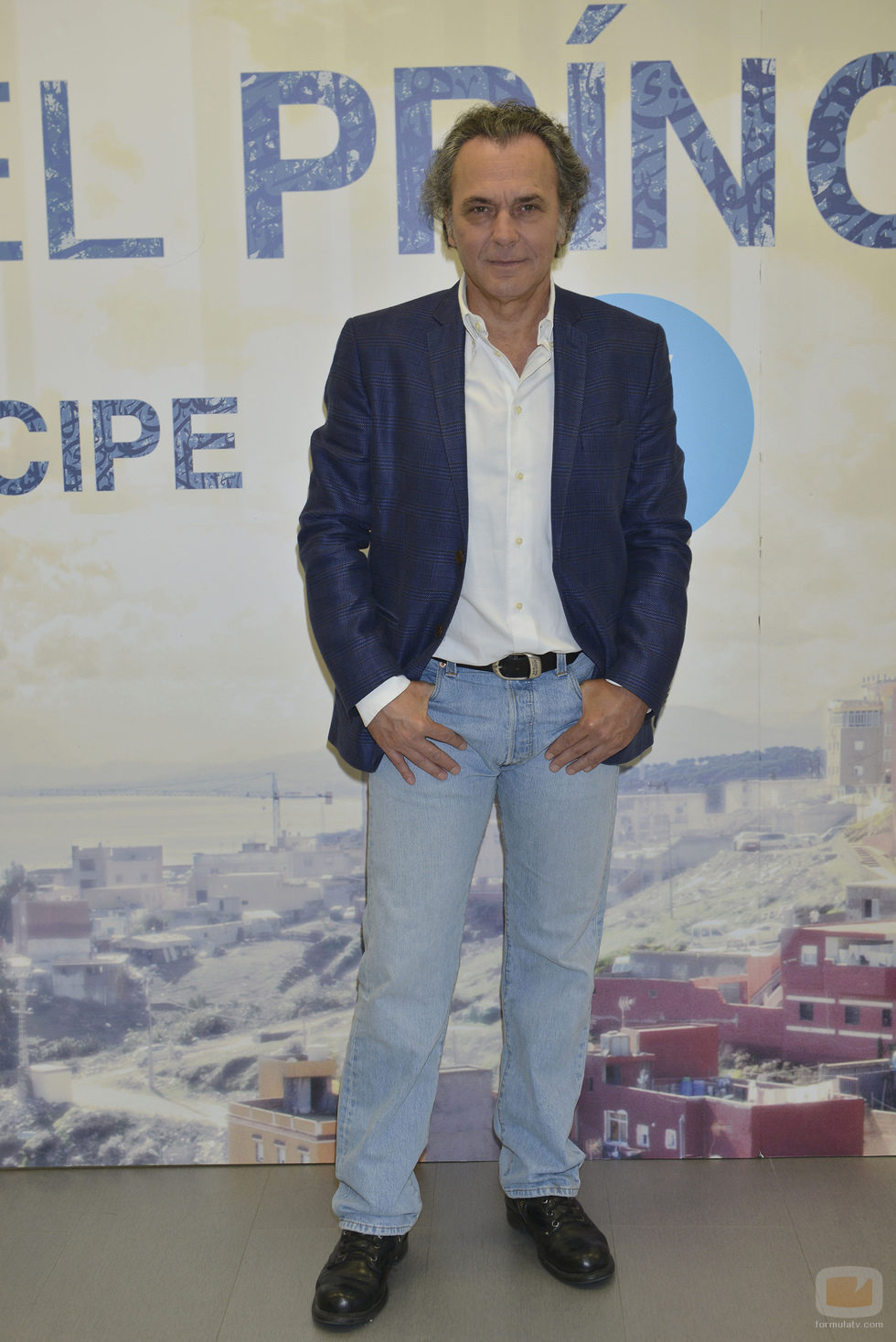 José Coronado durante la rueda de prensa de la segunda temporada de 'El príncipe'
