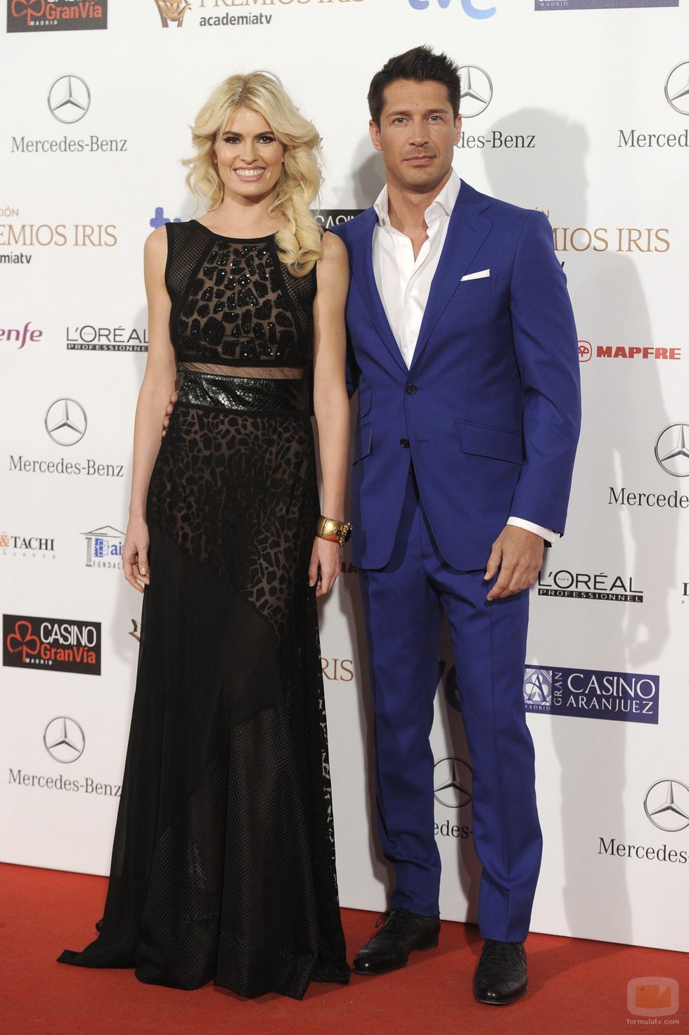 Adriana Abenia y Jaime Cantizano en los Premios Iris 2014