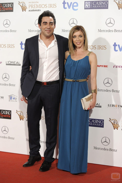 Pablo Chiapella y Eva Isanta en los Premios Iris 2014