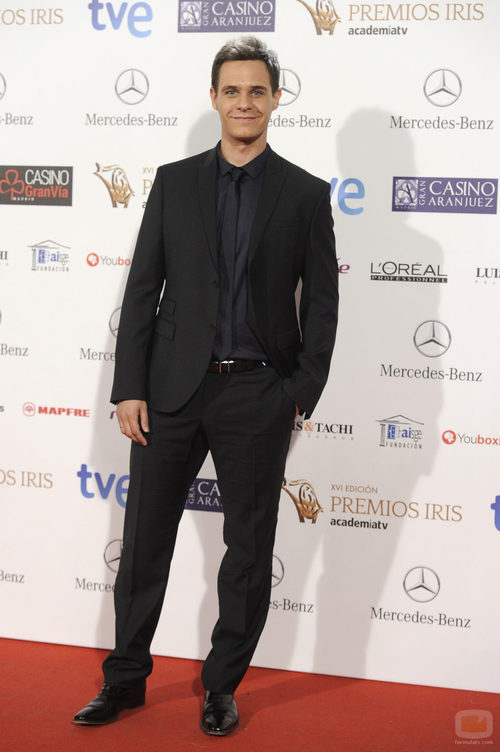 Christian Gálvez en los Premios Iris 2014