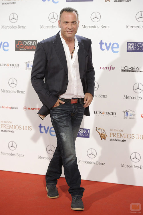 Carlos Lozano en los Premios Iris 2014