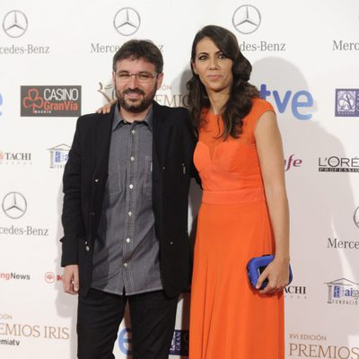 Jordi Évole y Ana Pastor en los Premios Iris 2014