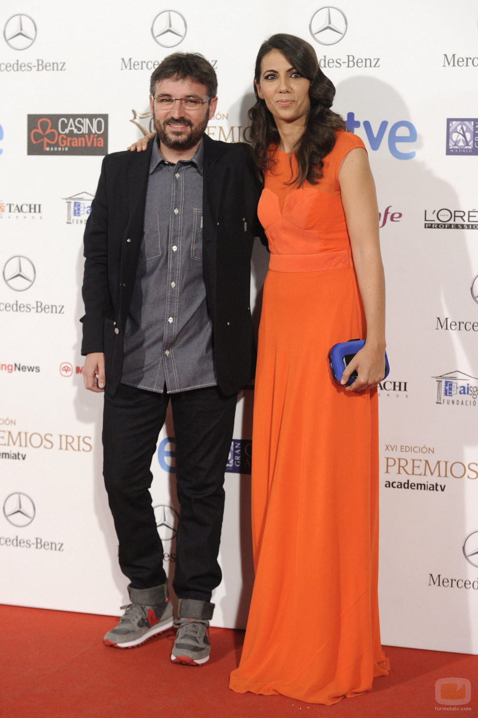 Jordi Évole y Ana Pastor en los Premios Iris 2014