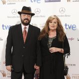 Miguel Morales y Fedra Lorente en los Premios Iris 2014