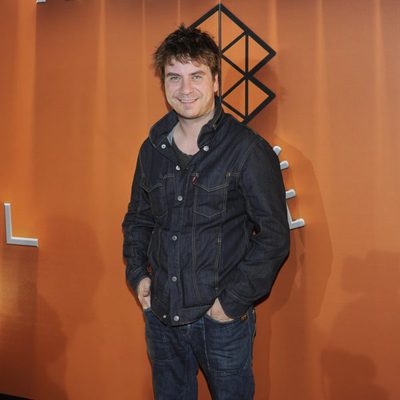Javier Collado en la inauguración de Atresmedia Café