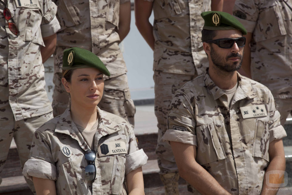 Hugo Silva y Blanca Suárez en 'Los Nuestros'