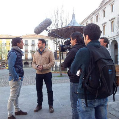 Iñaki López con el torero Ivan Fandiño en 'Iñaki & Cía'